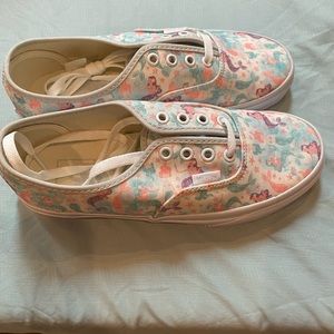 Brand new size 7 Mermaid vans